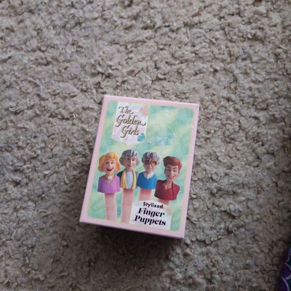 golden girls finger puppets toy collectible